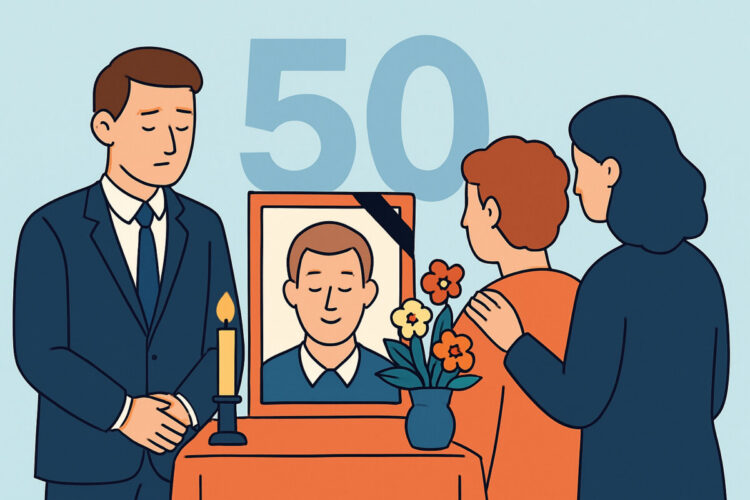 50-vuotis-muistotilaisuus läheisille – käytäntö